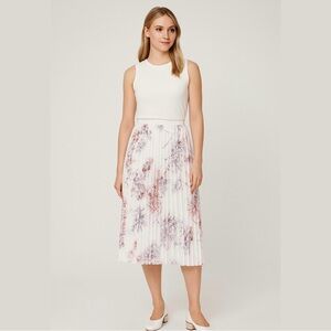 Aritiza Babaton - Jude Pleated Floral Midi Skirt